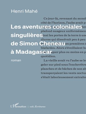 cover image of Les aventures coloniales singulières de Simon Cheneau à Madagascar